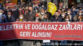 Διαδηλώσεις στην Κωνσταντινούπολη κατά του κύματος ακρίβειας 
